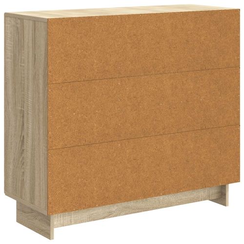 Служебен шкаф Дъб сонома 89 x 34,5 x 80 см Инженерна дървесина
