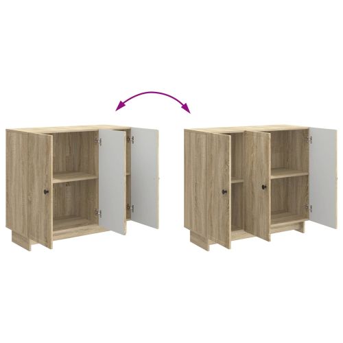 Служебен шкаф Дъб сонома 89 x 34,5 x 80 см Инженерна дървесина