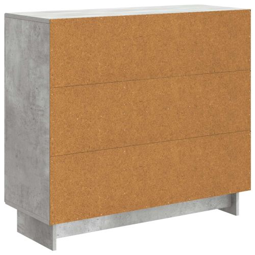 Служебен шкаф Бетонно сиво 89 x 34,5 x 80 см