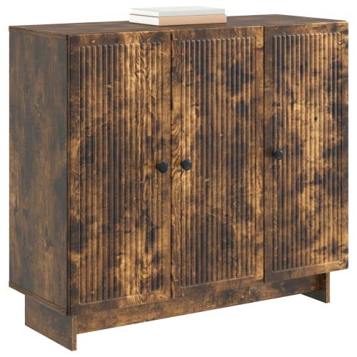 Служебен шкаф Опушен дъб 89 x 34,5 x 80 см Инженерна дървесина