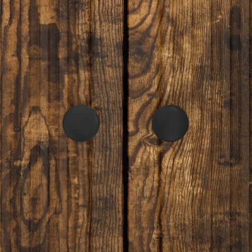 Служебен шкаф Опушен дъб 89 x 34,5 x 80 см Инженерна дървесина