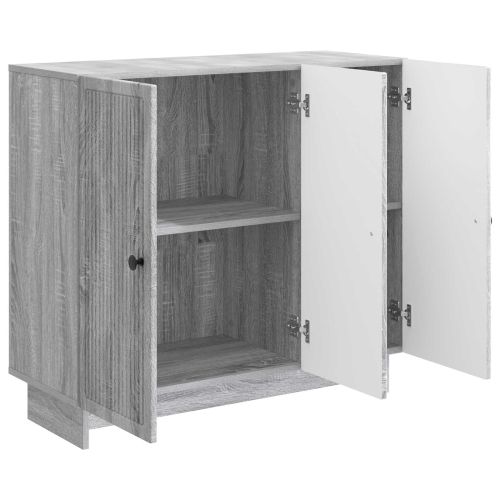 Служебен шкаф Сива сонома 89 x 34,5 x 80 см Инженерна дървесина