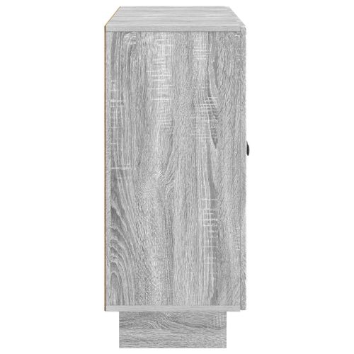 Служебен шкаф Сива сонома 89 x 34,5 x 80 см Инженерна дървесина