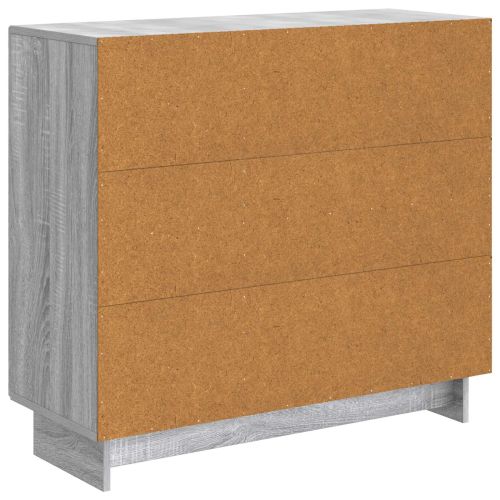 Служебен шкаф Сива сонома 89 x 34,5 x 80 см Инженерна дървесина