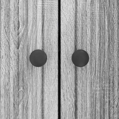 Служебен шкаф Сива сонома 89 x 34,5 x 80 см Инженерна дървесина