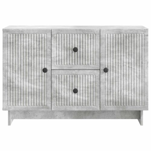Служебен шкаф с чекмедже Бетонно сиво 89 x 34,5 x 60 см