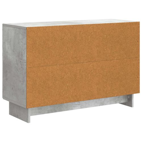 Служебен шкаф с чекмедже Бетонно сиво 89 x 34,5 x 60 см