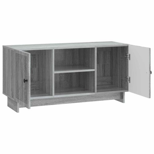 ТВ шкаф Сив Сонома 102 x 34,5 x 50 см Инженерно дърво