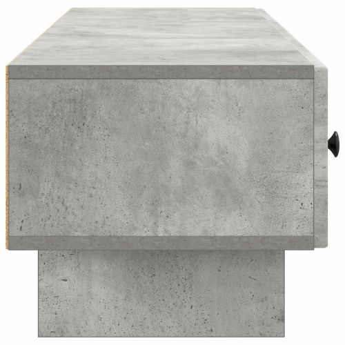 ТВ шкаф Бетонно сиво 147 x 34,5 x 30 см Инженерна дървесина