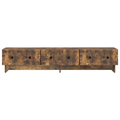 ТВ шкаф Опушен дъб 147 x 34,5 x 30 см Инженерна дървесина