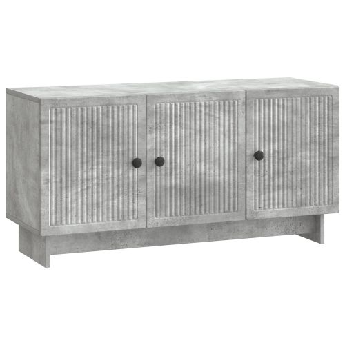 ТВ шкаф Бетонно сиво 99 x 34,5 x 50 см Инженерна дървесина