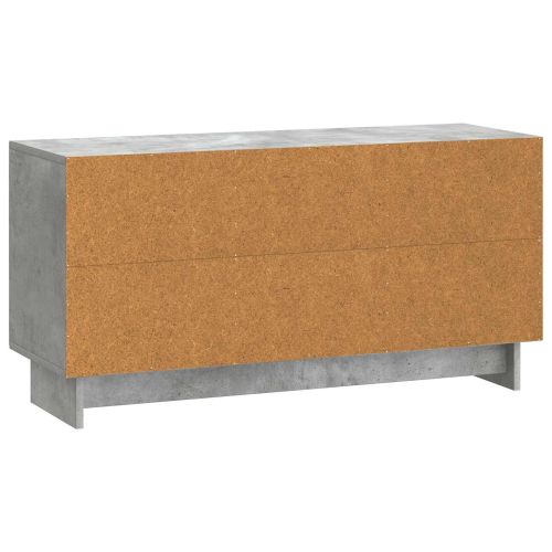ТВ шкаф Бетонно сиво 99 x 34,5 x 50 см Инженерна дървесина