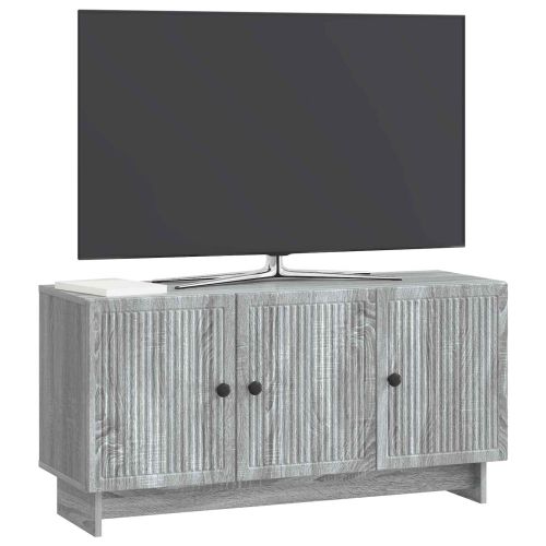 ТВ шкаф Сива сонома 99 x 34,5 x 50 см Инженерна дървесина