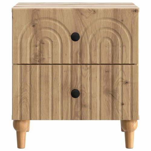 Нощен шкаф с чекмедже 2 pcs Дъб артизан 43 x 34,5 x 48 см