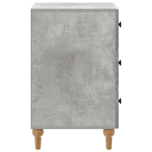 Нощен шкаф Бетонно сиво 43x 41 x 66,5 см Инженерна дървесина