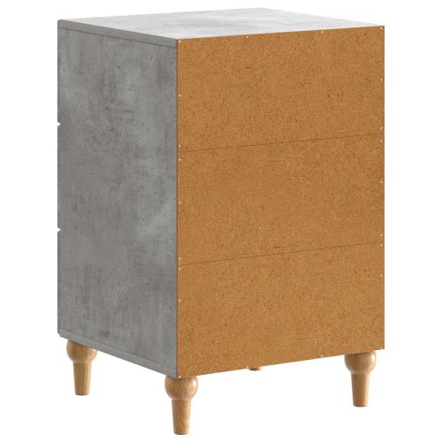 Нощен шкаф Бетонно сиво 43x 41 x 66,5 см Инженерна дървесина
