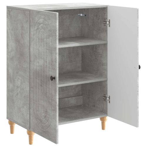 Служебен шкаф Бетонно сиво 66 x 34,5 x 90 см