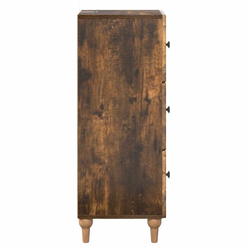 Чекмеджетен шкаф Опушен дъб 33 x 34,5 x 90 см