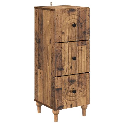 Чекмеджетен шкаф Старо дърво 33 x 34,5 x 90 см