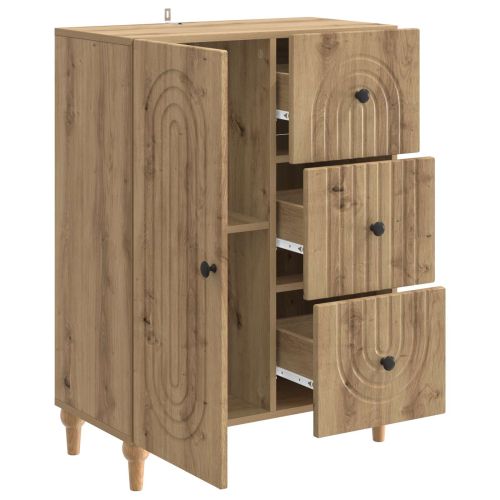 Служебен шкаф Дъб артизан 66 x 34,5 x 90 см Инженерна дървесина