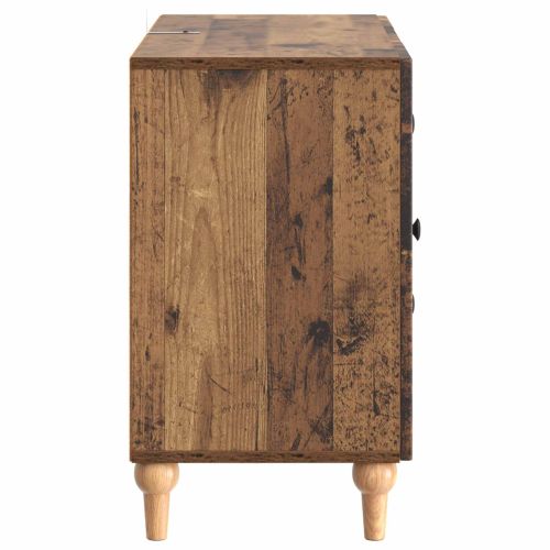 ТВ шкаф Старо дърво 89 x 34,5 x 60 см Инженерна дървесина