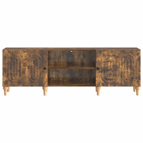 ТВ шкаф Опушен дъб 150 x 31 x 50 см Инженерна дървесина
