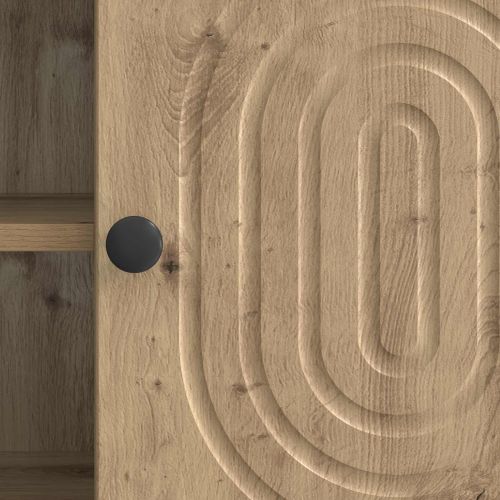 ТВ шкаф Дъб артизан 102 x 34,5 x 50 см Инженерна дървесина