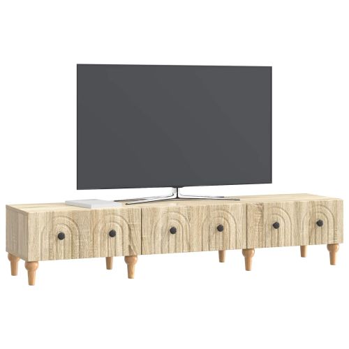 ТВ шкаф Дъб сонома 147 x 34,5 x 30 см Инженерна дървесина