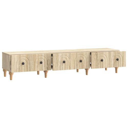 ТВ шкаф Дъб сонома 147 x 34,5 x 30 см Инженерна дървесина