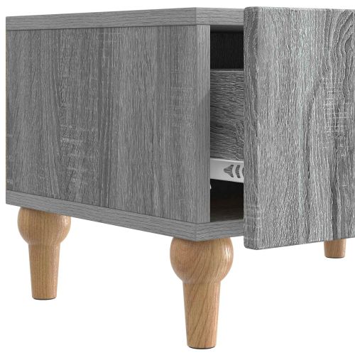 ТВ шкаф Сива сонома 147 x 34,5 x 30 см Инженерна дървесина