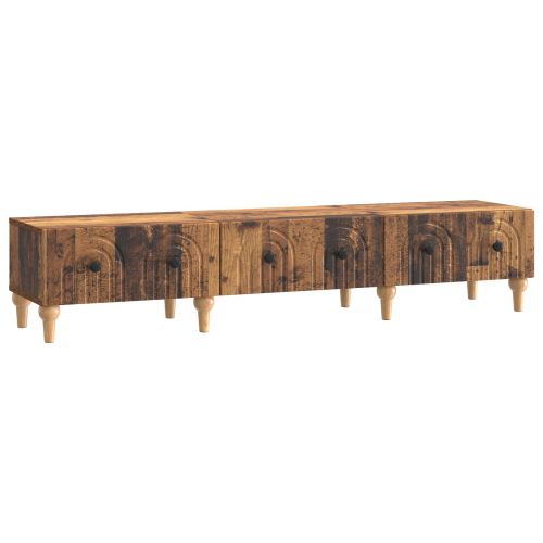 ТВ шкаф Старо дърво 147 x 34,5 x 30 см Инженерна дървесина