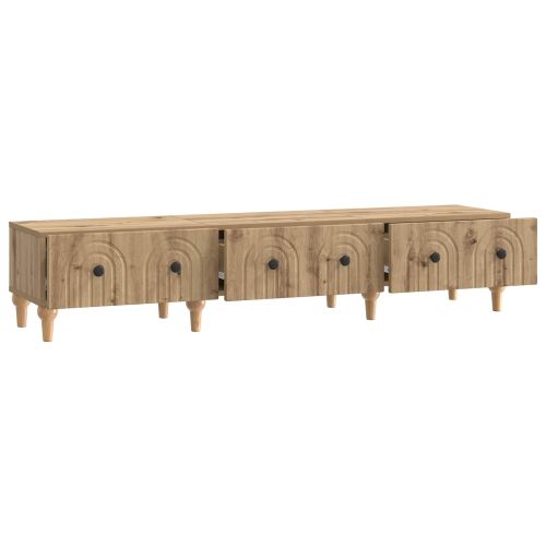 ТВ шкаф Дъб артизан 147 x 34,5 x 30 см Инженерна дървесина