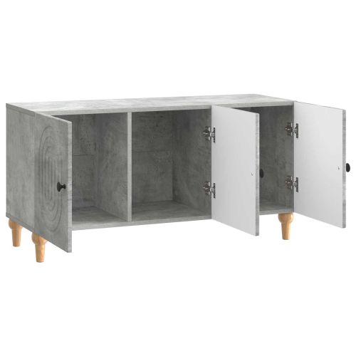 ТВ шкаф Бетонно сиво 99 x 34,5 x 50 см Инженерна дървесина