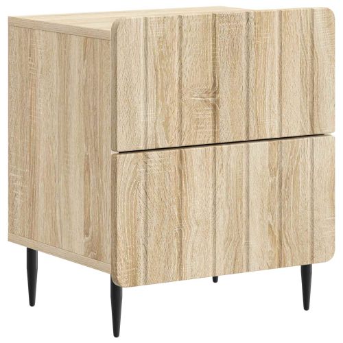 Нощен шкаф с чекмедже 2 pcs Дъб сонома 43 x 34,5 x 49,5 см