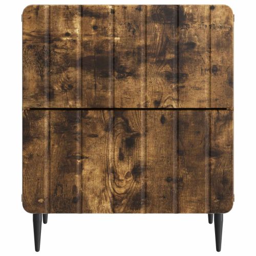 Нощен шкаф с чекмедже 2 pcs Опушен дъб 43 x 34,5 x 49,5 см