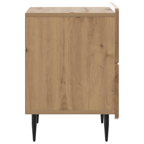 Нощен шкаф с чекмедже 2 pcs Дъб артизан 43 x 34,5 x 49,5 см