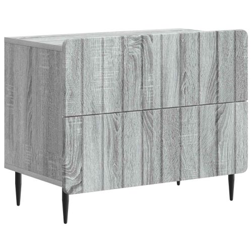 Нощен шкаф Сива сонома 62 x 34,5 x 49,5 см Инженерна дървесина