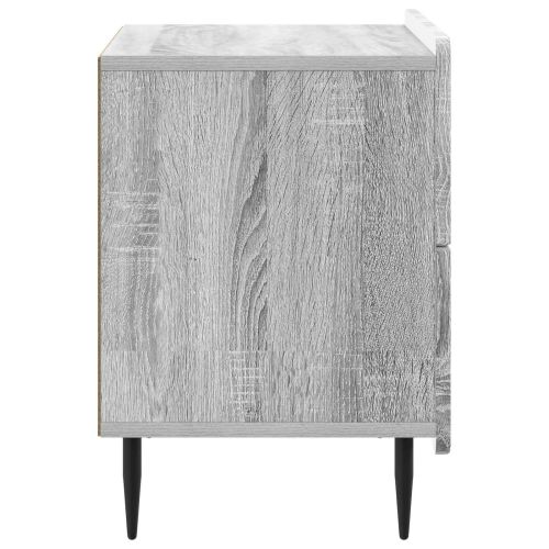 Нощен шкаф Сива сонома 62 x 34,5 x 49,5 см Инженерна дървесина