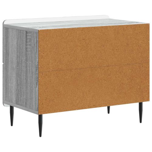 Нощен шкаф Сива сонома 62 x 34,5 x 49,5 см Инженерна дървесина