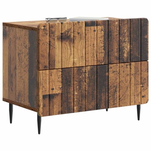 Нощен шкаф Старо дърво 62 x 34,5 x 49,5 см Инженерна дървесина