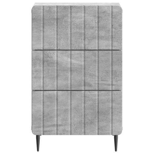 Нощен шкаф Бетонно сиво 43x 41 x 68 см Инженерна дървесина