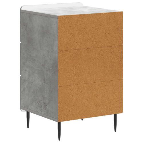 Нощен шкаф Бетонно сиво 43x 41 x 68 см Инженерна дървесина