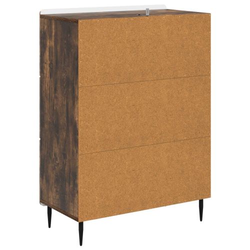 Чекмеджетен шкаф Опушен дъб 66 x 34,5 x 92 см