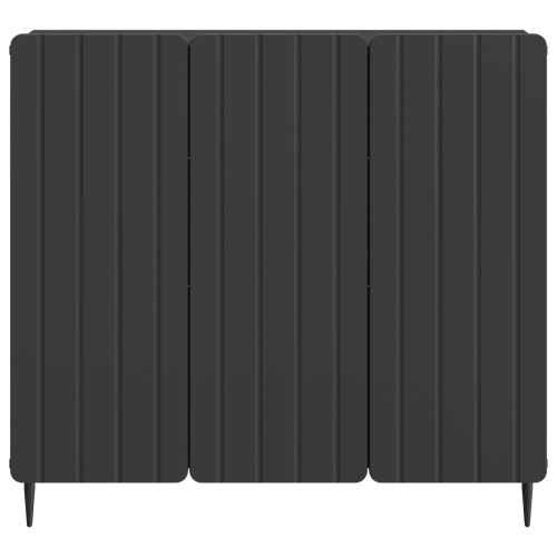 Служебен шкаф Черно 89 x 34,5 x 82 см Инженерна дървесина
