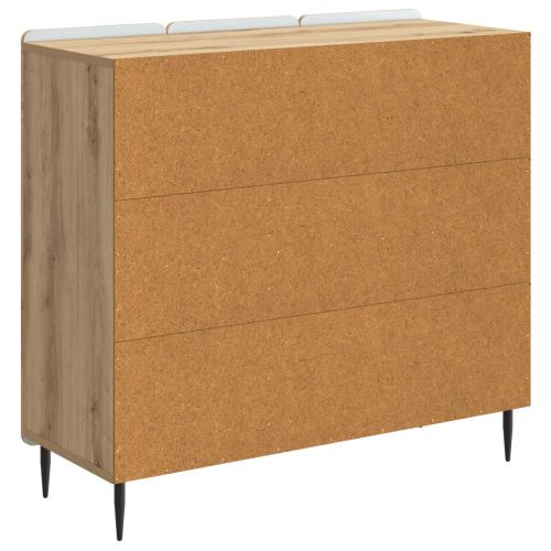 Служебен шкаф Дъб артизан 89 x 34,5 x 82 см Инженерна дървесина