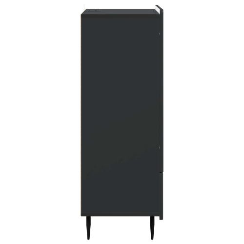 Служебен шкаф Черно 66 x 34,5 x 97 см Инженерна дървесина