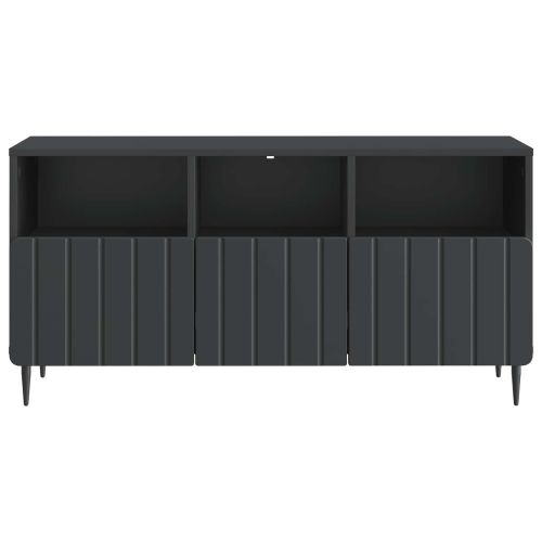 ТВ шкаф с чекмедже Черно 102 x 34,5 x 50 см Инженерна дървесина