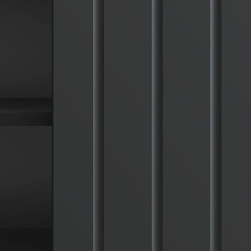 ТВ шкаф Черно 150 x 31 x 52 см Инженерна дървесина