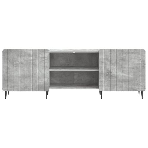 ТВ шкаф Бетонно сиво 150 x 31 x 52 см Инженерна дървесина
