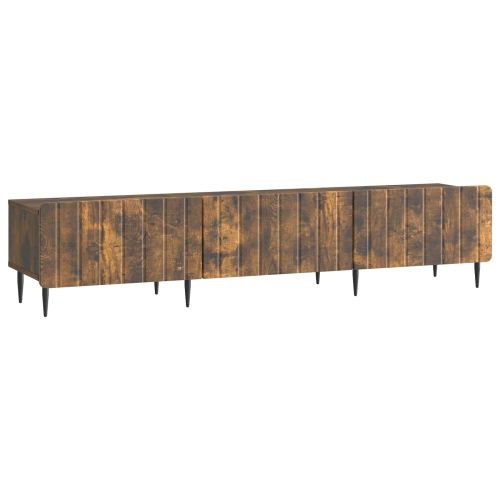 ТВ шкаф Опушен дъб 147 x 34,5 x 32 см Инженерна дървесина